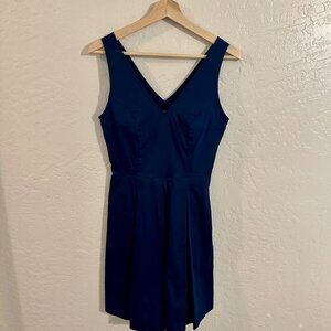 Banana Republic V neck Pleated Cocktail Dress